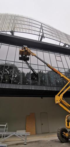 S. Dariaus ir S. Girėno stadiono valymo darbai